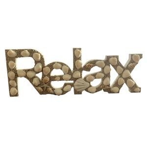 Coastal Seashell “Relax” Wall/Shelf Home Decor